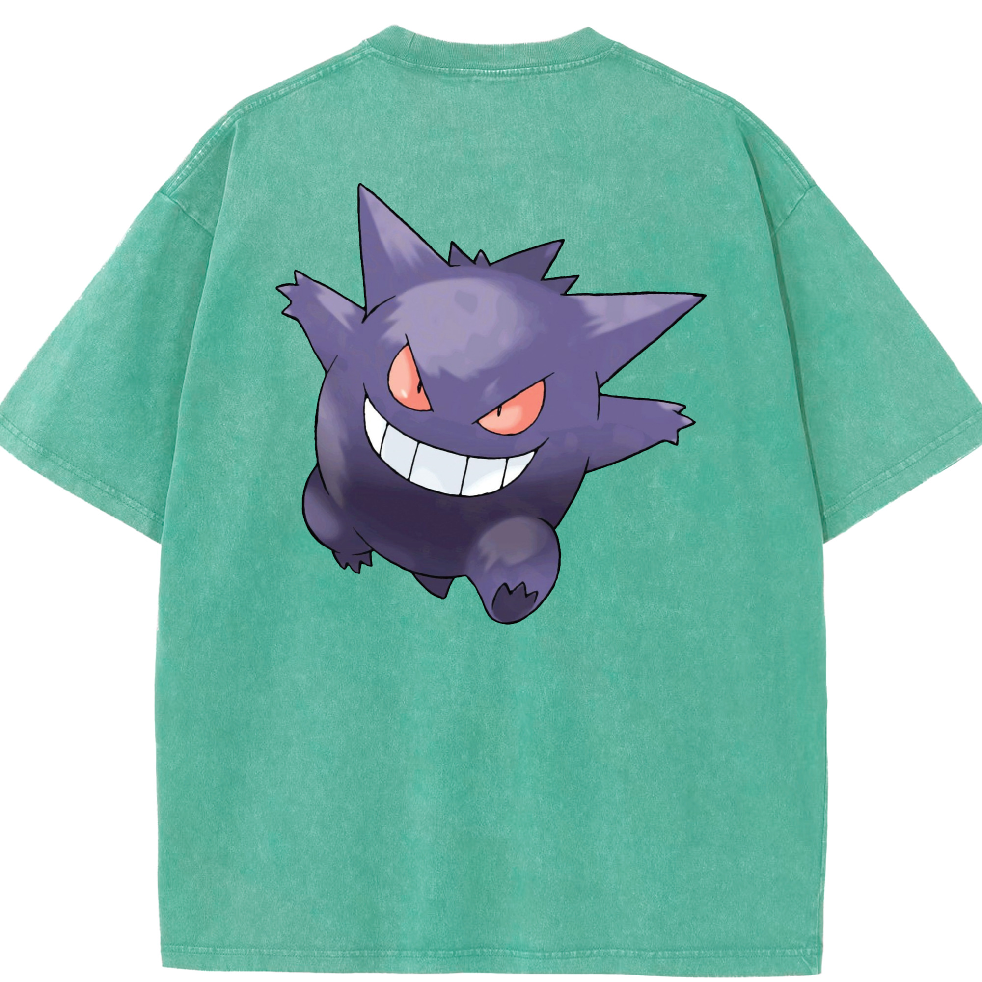 （画像用） ポケットモンスター Pokémon 綿100% ヴィンテージ風 半袖Tシャツ（背面プリント）